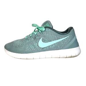 Nike Free RN Women's Sz 9.5  Athletic Shoes Seafoam Green 831509-004 Sneaker